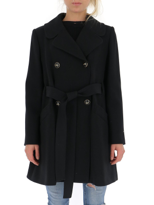 Dolce & Gabbana Double-breasted Belted Coat