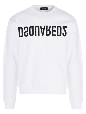 Dsquared2 Reverse Logo Print Sweatshirt