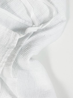 Linen Waffle Hand Towel, Optic White