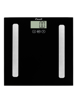 Body Analyzing Bathroom Scale Black - Escali