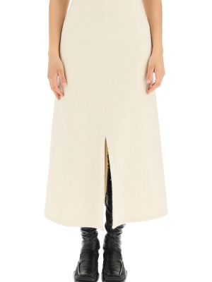 Jil Sander Front Slit Skirt