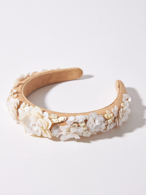 Llani Floral Sequined Headband