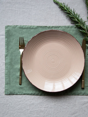 Olive Linen Table Placemats