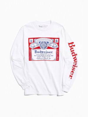 Budweiser Logo Long Sleeve Tee