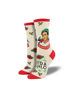 Kahlo Portrait - Women's Novelty Socks