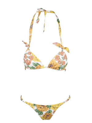 Zimmermann Poppy Floral Print Bikini Set