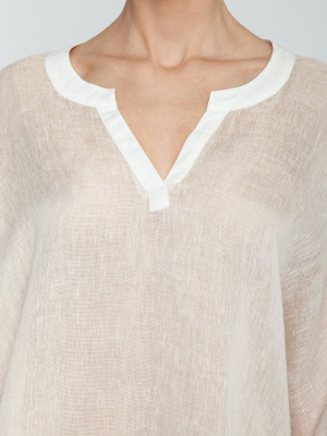 Banus Oversized Top - Beige