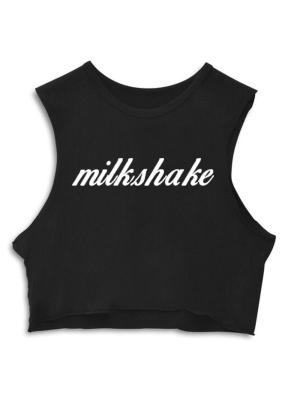 Milkshake  [crop Muscle Tank]