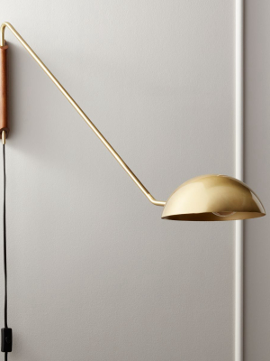 Mantis Swivel Wall Sconce Brass