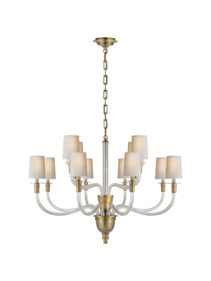 Vivian Large Two-tier Chandelier In Various Colors