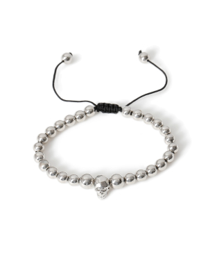 Silver Bead Bracelet*