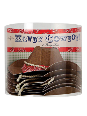 Meri Meri Howdy Cowboy Party Hat 8/box