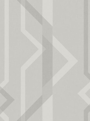 Shape Shifter Wallpaper In Grey From The Geometric Resource Collection By York Wallcoverings