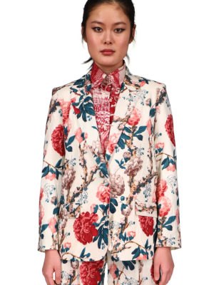 'kandi Floral' Long Blazer