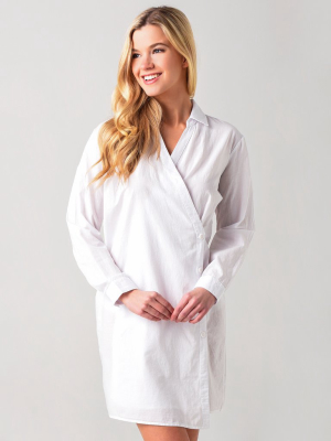 Stateside Women's Poplin Shirt Dress