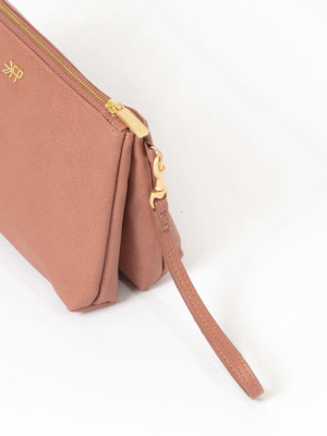 Terracotta Classic Zip Pouch  | Final Sale