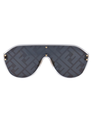 Fendi Eyewear Ff Monogram Aviator Sunglasses