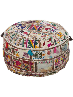 Standard Multi-color Cylinder Pouf