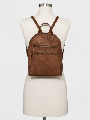 Bolo Leather Backpack - Brown