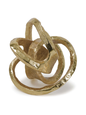 Metal Knot In Gold