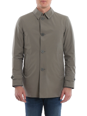 Herno Point-collar Buttoned Coat