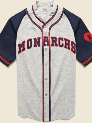 Kansas City Monarchs 1942 Road Jersey - Grey