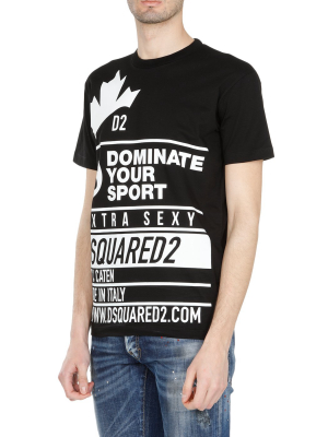 Dsquared2 Leaf Sport Crewneck T-shirt