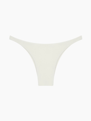 Praia Modern Skimpy Side Bikini Bottom - Bone White