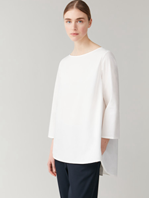 Long Top With Button-up Back