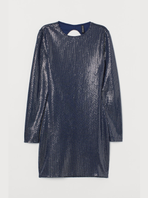 Shimmery Fitted Dress