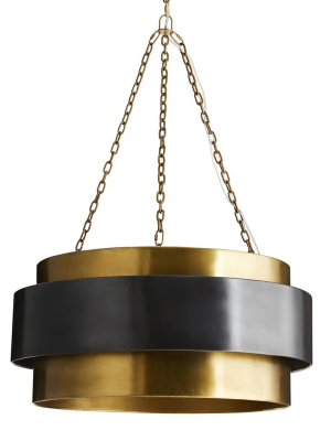 Nolan Large Pendant Black