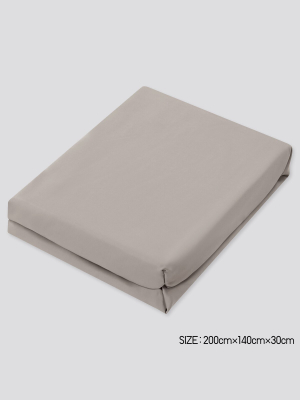 Airism Full-size Fitted Bed Sheet (online Exclusive)