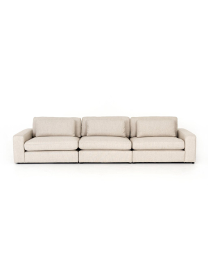 Bloor 3 Piece Sectional In Essence Natural