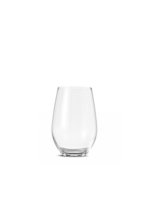 Curved Glass Tumbler 16 Oz (set Of 6)