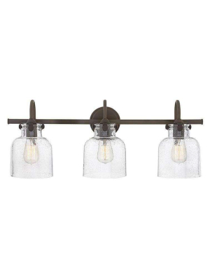 Bath Congress Bath Three Light Oil Rubbed Bronze