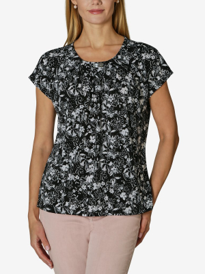 Adrienne Vittadini Short Sleeve Dolman Blouse