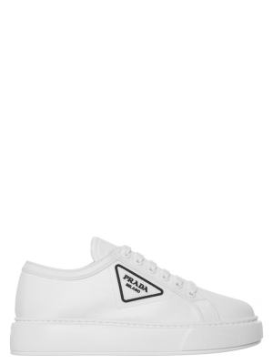 Prada Logo Platform Sneakers