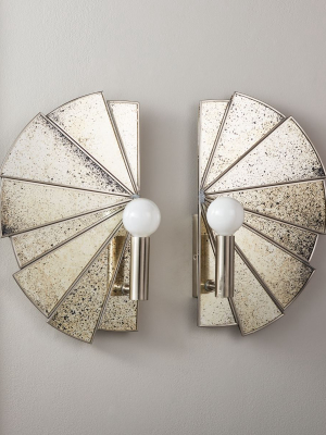 Desmond Antique Mirror Sconces Set Of 2