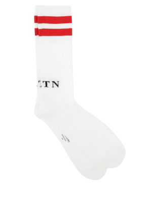 Valentino Vltn Crew Socks