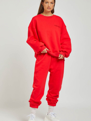 Flix Sweatpant - Red