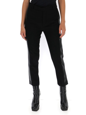 Rick Owens Side Panel Cropped Trousers