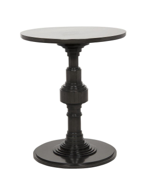 Noir Apollo Pale Side Table