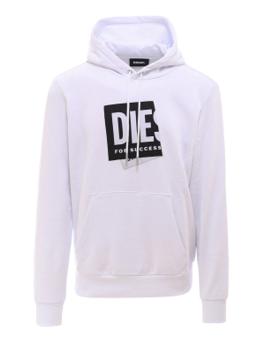 Diesel Folded Logo Hoodie