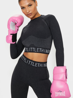 Prettylittlething Black Seamless Longsleeve...