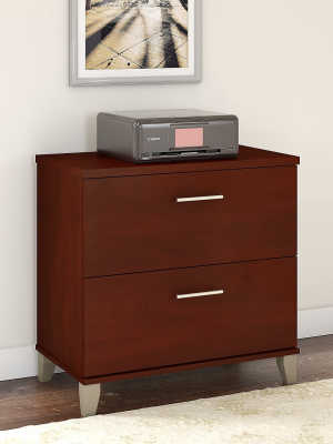 Bush Furniture Somerset Lateral File Cabinet, Hansen Cherry Wc81780