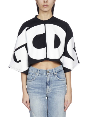 Gcds Logo Cropped T-shirt