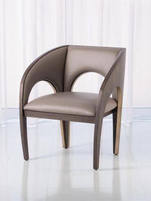 Global Views Arches Occasional Chair - Grey