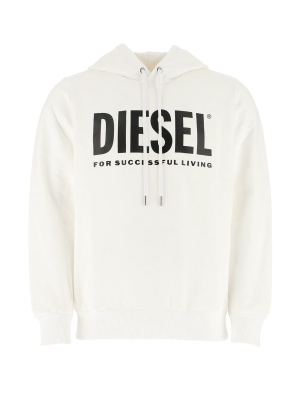 Diesel S-gir-hood-division Logo Print Hoodie