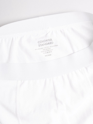 Classic Organic Boxer Briefs - Optical White