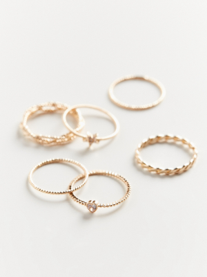 Natalia Charm Ring Set